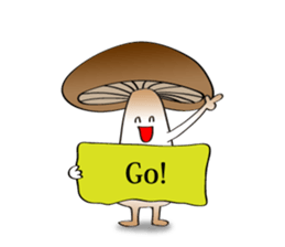 Cute Mushroom sticker #3496571