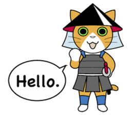 Ashigaru Cat sticker #3496818