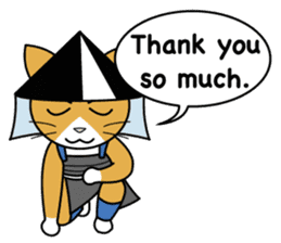 Ashigaru Cat sticker #3496823
