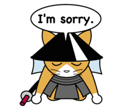 Ashigaru Cat sticker #3496826
