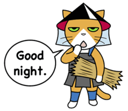Ashigaru Cat sticker #3496828
