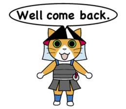 Ashigaru Cat sticker #3496829
