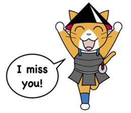 Ashigaru Cat sticker #3496830