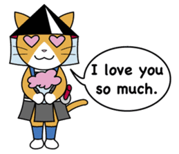 Ashigaru Cat sticker #3496831