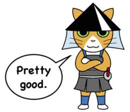 Ashigaru Cat sticker #3496832