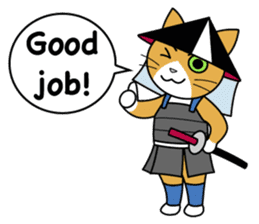 Ashigaru Cat sticker #3496833