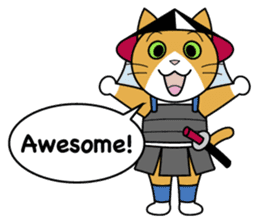 Ashigaru Cat sticker #3496834
