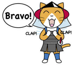 Ashigaru Cat sticker #3496835