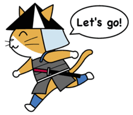 Ashigaru Cat sticker #3496840