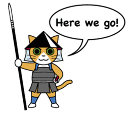 Ashigaru Cat sticker #3496841