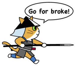 Ashigaru Cat sticker #3496842