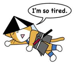 Ashigaru Cat sticker #3496843