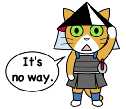 Ashigaru Cat sticker #3496846