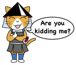 Ashigaru Cat sticker #3496847