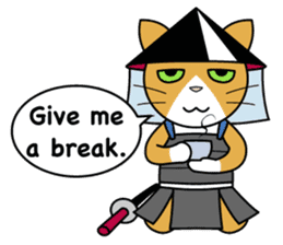 Ashigaru Cat sticker #3496848