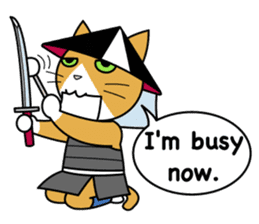 Ashigaru Cat sticker #3496849