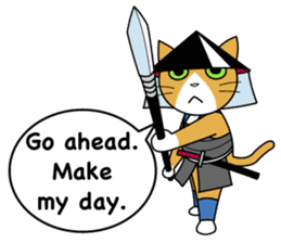 Ashigaru Cat sticker #3496850