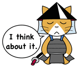 Ashigaru Cat sticker #3496852