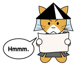 Ashigaru Cat sticker #3496854