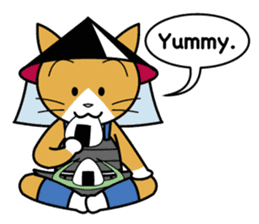 Ashigaru Cat sticker #3496855