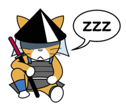 Ashigaru Cat sticker #3496857