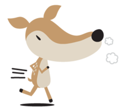 I am a Deer (English) sticker #3496956