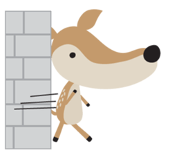 I am a Deer (English) sticker #3496977