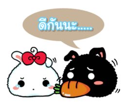 Packy & Picxy : Cutie Rabbits sticker #3497250