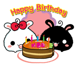 Packy & Picxy : Cutie Rabbits sticker #3497251