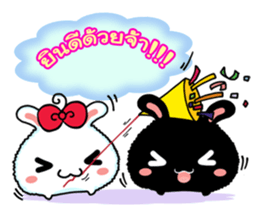 Packy & Picxy : Cutie Rabbits sticker #3497255