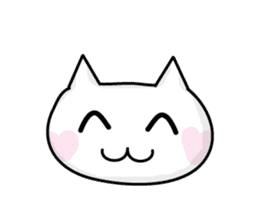 Cheeks cute cat(Heart mark) sticker #3497698
