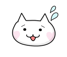 Cheeks cute cat(Heart mark) sticker #3497701