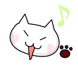Cheeks cute cat(Heart mark) sticker #3497704