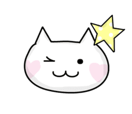 Cheeks cute cat(Heart mark) sticker #3497705