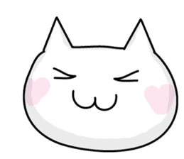 Cheeks cute cat(Heart mark) sticker #3497712