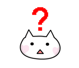 Cheeks cute cat(Heart mark) sticker #3497715
