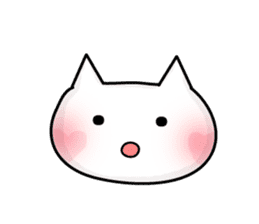 Cheeks cute cat(Heart mark) sticker #3497716