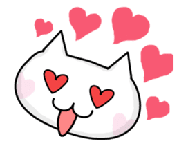 Cheeks cute cat(Heart mark) sticker #3497717