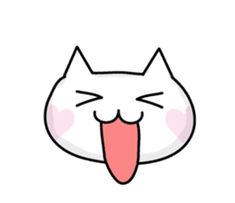Cheeks cute cat(Heart mark) sticker #3497725