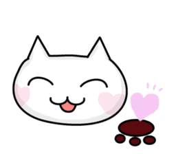 Cheeks cute cat(Heart mark) sticker #3497726