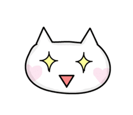 Cheeks cute cat(Heart mark) sticker #3497727