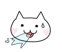 Cheeks cute cat(Heart mark) sticker #3497729
