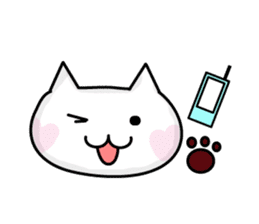 Cheeks cute cat(Heart mark) sticker #3497730