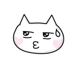Cheeks cute cat(Heart mark) sticker #3497731