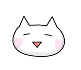 Cheeks cute cat(Heart mark) sticker #3497732
