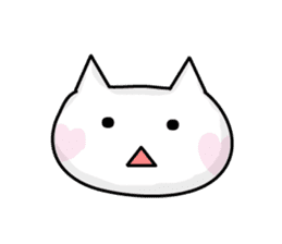 Cheeks cute cat(Heart mark) sticker #3497734