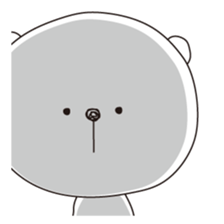 The white bear with daily conversations sticker #3498914