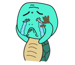 Cute turtle stickers sticker #3498978