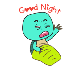 Cute turtle stickers sticker #3498980