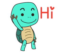 Cute turtle stickers sticker #3498982